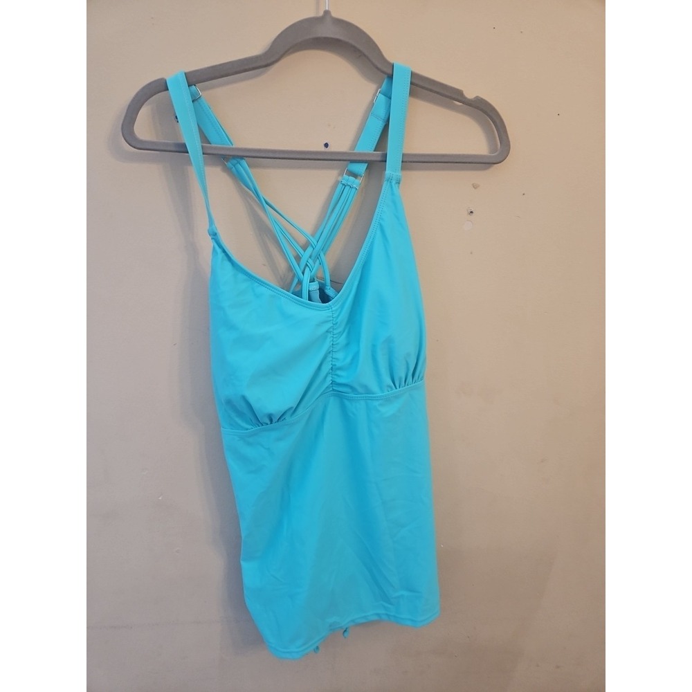 Daci Women Swim Suit Green Size Xl New Top Only